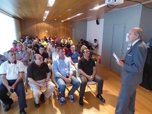 Conferencia de Conrado Durántez en el Olimpic Day en La Nucía