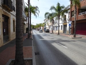 La Avenida Carretera será una de las calles por donde no podrán circular los coches entre las 19,30 y las 21,30 horas mañana sábado