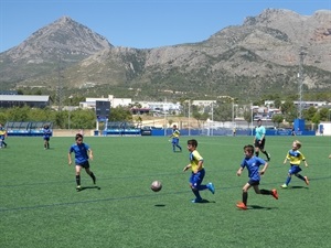 Durante toda la mañana se disputaron los últimos partidos de este XIV Torneo Comarcal de Prebenjamines de La Nucía