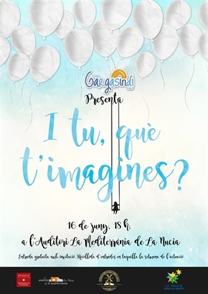 Cartel Promocional del Estreno de Teatro "I tu què t'imagines?" del Gargasindi