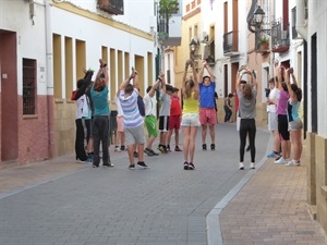 Esta actividad de pilota valenciana esta englobada dentro del progrma "Esport al Carrer" del IES la Nucía