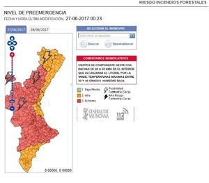 Información en el 112 GVA