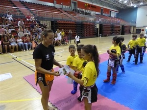 Actualmente Eva Naranjo dirige la Escuela de Muay Thai de La Nucía