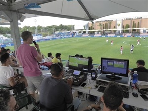 El partido fue retransmitido en directo por el canal de youtube del Levante U.D. de forma gratuita