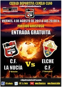 La Nucia Cartel La Nucia vs Elche CF 2017