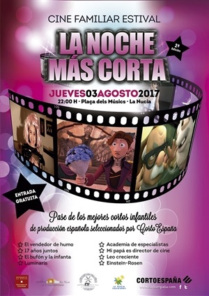 La Nucia cartel La Noche Mas Corta 2017