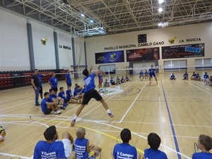 Partido de exhibición de dos jugadores de la selección italiana