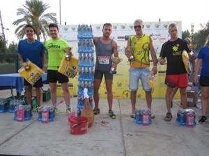 Podium masculino de la Xtrem Running 2017 de La Nucía