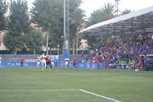 La afición rojilla disfrutó de un partido de gran nivel ante un Segunda B como el Elche C.F.