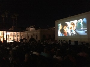 Todas las proyecciones han sido al aire libre y en la plaça dels Músics