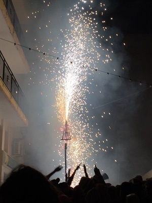 El corre-foc cerro las fiestas de 2017