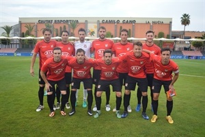 Alineación del C.F. La Nucía en la primera jornada de liga ante el Paiporta