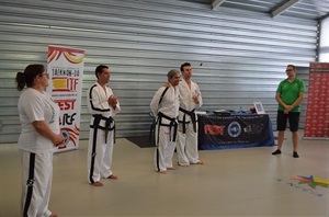 Maestros de la Federación Española de Taekwon-do ITf, dirigidos por Los entrenamientos fueron dirigidos por el Sabunim José Luis Diego y Alejandro Banega al finalizar el entrenamiento