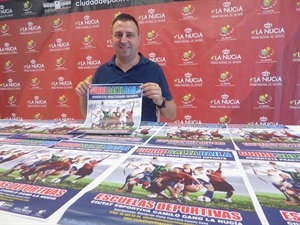 Sergio Villalba, concejal de Deportes, en la presentación de las Escuelas Deportivas para Escolares 2017-2018