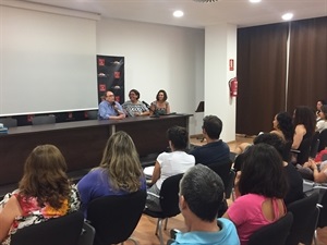 Pedro Lloret, teniente alcalde, durante su intervención