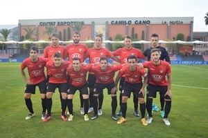 Alineación del C.F. La Nucía el pasado sábado