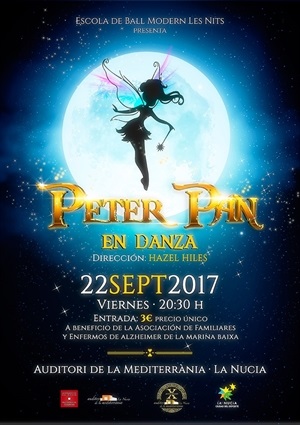 Cartel del Festival de Danza Solidario de esta tarde