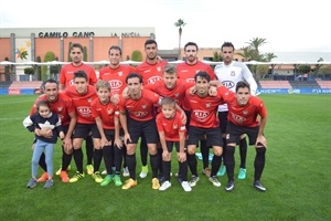 Alineación del C.F. La Nucía ante el Paterna