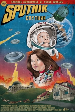 Cartel del cortometraje "Sputnik"