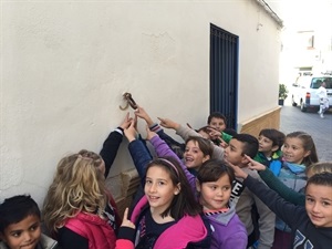 Una de las anillas existentes en el Casco Antiguo de La Nucía