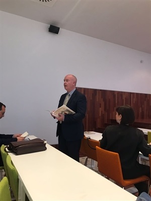 Vicent Martines, coordinador del Simposi y director de la Seu Universitària en la clausura.