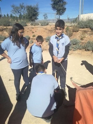 Prácticas de campismo del Grup Scout La Nucía