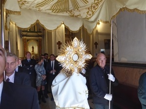 Con esta procesión La Nucía conmemora la fundación de la parroquia en el siglo XVIII