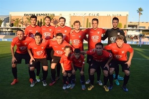 Alienación del C.F. La Nucía ayer ante el C.D. Roda