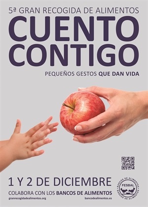 Cartel de la VI Gran Recogida de Alimentos