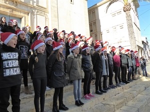 Escolares de todos los niveles de primaria han participado en la VII Feria de Navidad