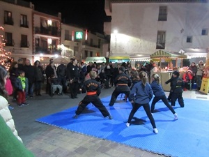 Actuación de la Escuela de Hapkido de La Nucía