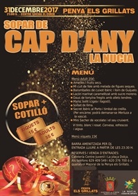 Cartel cap d'any Grillats