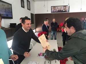 Entrega de diplomas esta mañana en el CEM Captivador del Taller de Empleo Pinar VIII