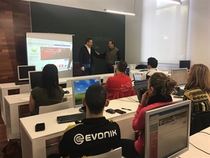 Sergio Villalba, concejal de Deportes, en la apertura del curso