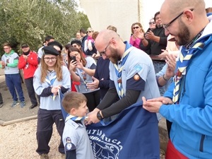 Los scouts más pequeños realizaron su promesa