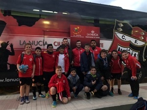 El Alevín B tras su triunfo en El Campello