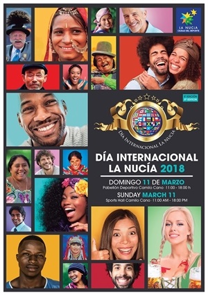 Cartel del  V Día Internacional de La Nucía