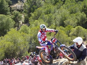 Albert Cabestany en una de las zonas de la Serreta