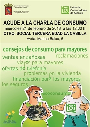 Cartel de la Charla Informativa de Consumo