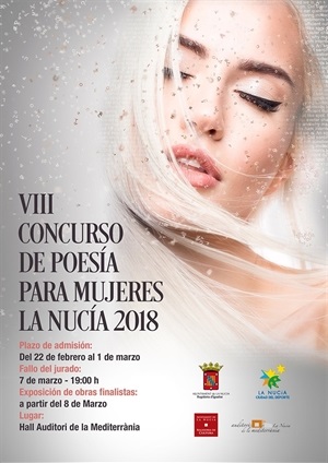 Cartel del Concurso de Poesía para Mujeres de La Nucía