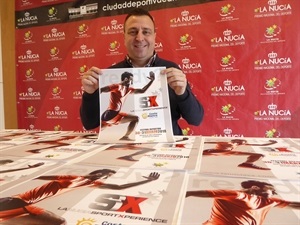 Sergio Villalba, concejal de Deportes, en la presentación del VII La Nucía Sport Xperience