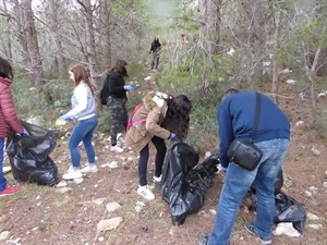 Han actuado en el paraje de Rotes, una zona cercana al IES La Nucía