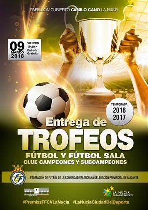 Cartel de la Gala de Entrego de Trofeos