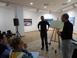 Francesc Sempere, director de l'Auditori, presentó a José A. Hinojos