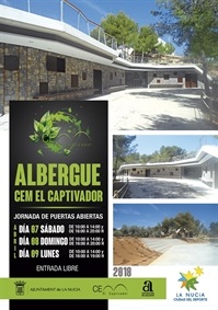 La Nucia cartel CEM Albergue 2018