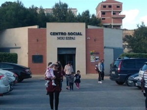 Ayer por la tarde la función fue en el Centro Social de Nou Espai