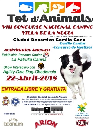 Cartel del Concurso Canino