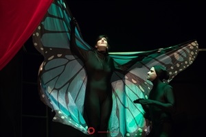 En este montaje teatral aparecen pasajes del teatro de García Lorca como "Yerma" o la "Casa de Bernarda Alba"