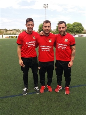 Staff técnico del Benjamín "B" del C.F. La Nucía