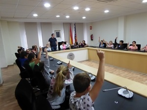 El pleno escolar se ha desarrollado esta mañana con los alumnos de 5º C